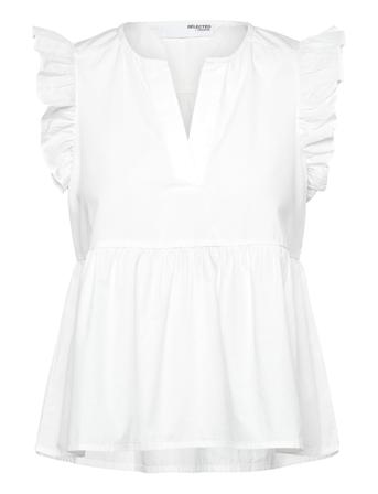 Slfblair-Ida Sl Top Noos Selected Femme White