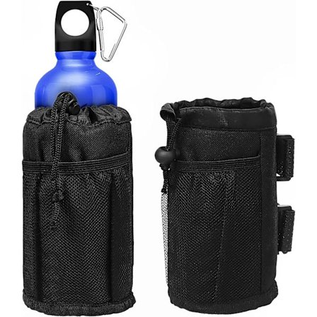 Pyörän mukiteline, 2 kpl mukitelineitä rattaille, pyörätuoliin ja kävelytelineeseen, mukitelineitä golfkärryyn ja rannalle, verkko tasku