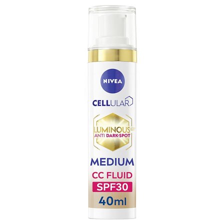 NIVEA Luminous630 CC Fluid SPF30 Medium, 40 ml, Skincare, Ansigtspleje, Dagcreme