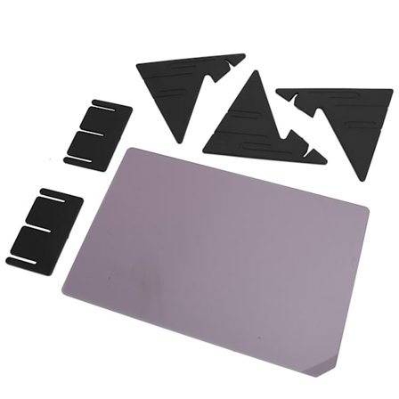 Sjablongbrett lysboks for tegning med speil og telefon dimming