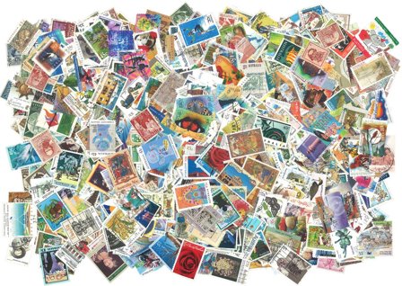 Australien - 800 forskellige frimærker