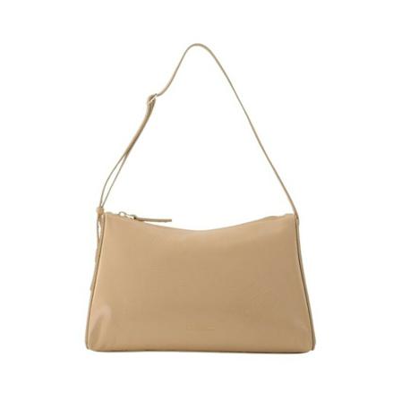 Manu Atelier, Prism Bag in Beige Leather Beige, Dames, Maat:ONE Size