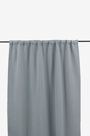 Venture Home - Gardin Evelyn 2-pack - Grå - Hanklängder - 135X290 - Från Homeroom