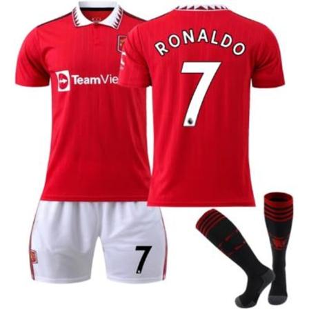 2022/23 Ny vuxen fotbollströja från Manchester United RONALDO 7 8-9years