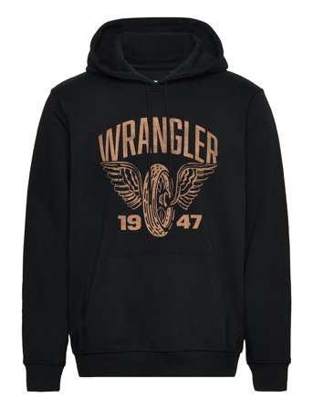 Americana Hoodie Black Wrangler