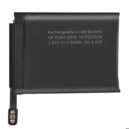 Internbatteri för Apple Watch Series 7 45mm 309mAh modell A2552 Svart