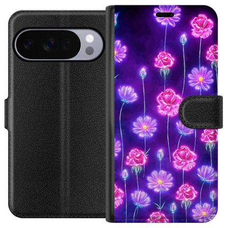 Yhteensopiva Lompakkokotelo Google Pixel 10 Pro Bloom Reverie Electric Petals