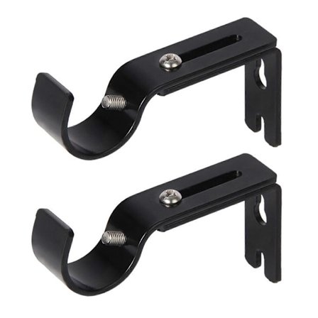 2 kpl Verhotankokiinnikkeet Rauta Kovat Tukevat Vakaat Ruostumattomat Säädettävä Pituus Pinnoitetut Laaja Käyttö Suuri Kovuus Verhotangonpidike [db]
