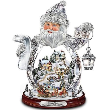 Julgran Roterande Skulptur Tågdekorationer Klistra in Fönster Klistra in klistermärken Juldekorationer Vinter Heminredning 20x30cm Christmas stickers 