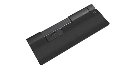 Contour Design Contour SliderMouse Pro - sentral pekeenhet - med utvidet håndleddsstøtte og vegansk skinn - USB, Bluetooth, 2.4 GHz