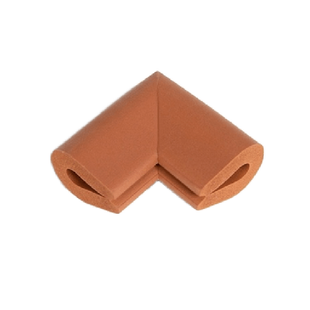 HomeSafety Hörnskydd Safetycornerguard Matteo U-shape 4-pack Barnsäkerhet Brun