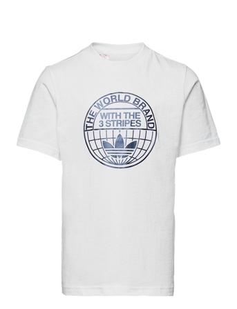 Graphic Print T-Shirt White Adidas Originals