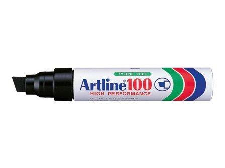 Artline Märkpenna Sned 100 12,0 svart - Lyreco - Kontorsmaterial - Pennor - Märkpennor - Skuren spets
