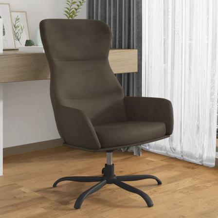 Vidaxl Reclinerfåtölj Mörkgrå Konstmocka Grå