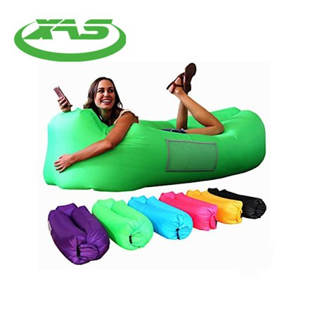 Uppblåsbar Hängmatta, Bärbar Uppblåsbar Lounger Uppblåsbar Soffa,