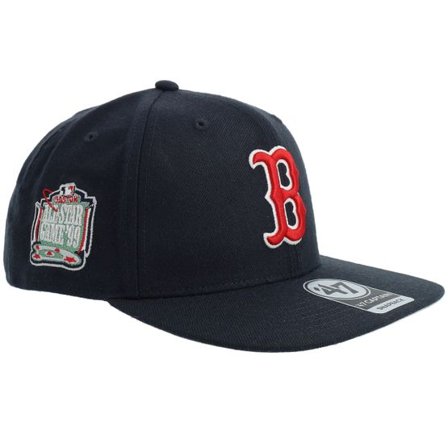 47 Brand - MLB Blå snapback Keps - Hatstore Exclusive x Boston Red Sox MLB Captain Patch Drop @ Hatstore