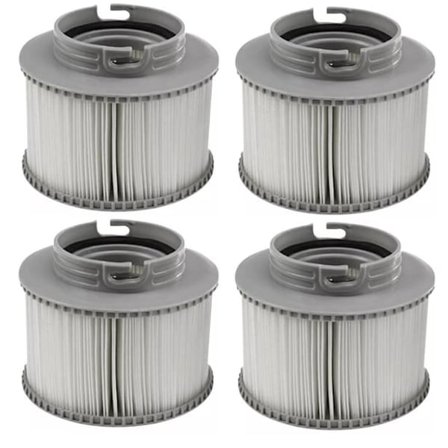 Uima-allassuodatin yhteensopiva MSPA puhallettavien uima-altaiden kanssa FD2089 4-pakkaus_qq