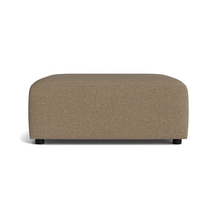 Como puf - Aurora Mørk Beige - 102x92x42 - Puf - Håndlavet Fodstøtte/Siddeplads - Elegant Design - Perfekt til Como Sofa - 102x92x42cm