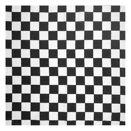 Hip Hop Bomuld Multi-Purpose Bandana Firkantet Tørklæde Flerfarvet Ternet Printet Hovedbånd Wrap Lommetørklæde til Kvinder Mænd Rød