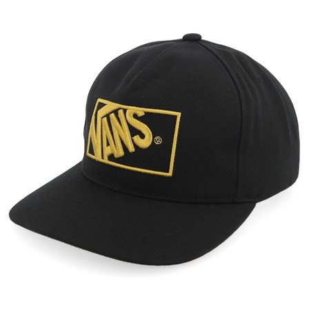 Vans - Zwart adjustable Cap - Formula Black/Burnt Gold Adjustable @ Hatstore