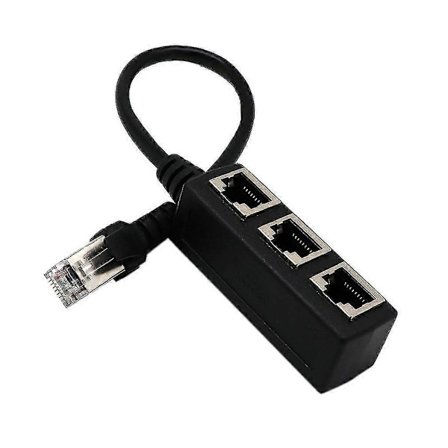 Ethernet RJ45 -jakaja, kaapeliadapteri 1:3, LAN-verkkoliitäntä, pistokkeet verkkojen laajentamiseen, dropshipping