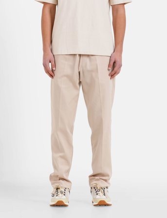 SIXTH JUNE Embroidered Tailored Pants - Beige - S Regular