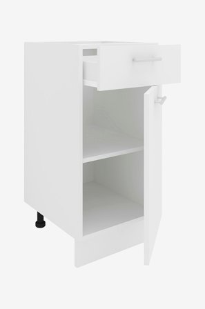 VCM - Skab Esilo 1 Door/1 Drawer - Hvid - Hylder & opbevaring - Fra Homeroom