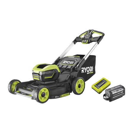Ryobi RY36LMXSP53A-160 Gräsklippare med batteri och laddare, Trädgårdsmaskiner