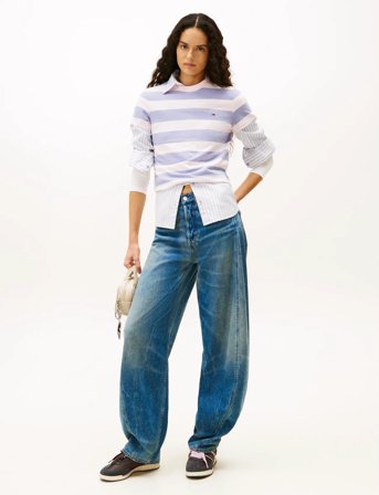 Tommy Jeans Ella Mid Barrel Cbf Ei2036 - Blue - 30 x 32