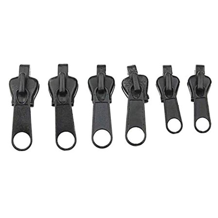 6 stk Instant Zipper Clip & Glidelås Quick Fix, Glidelås Reparasjonssett Glidelås