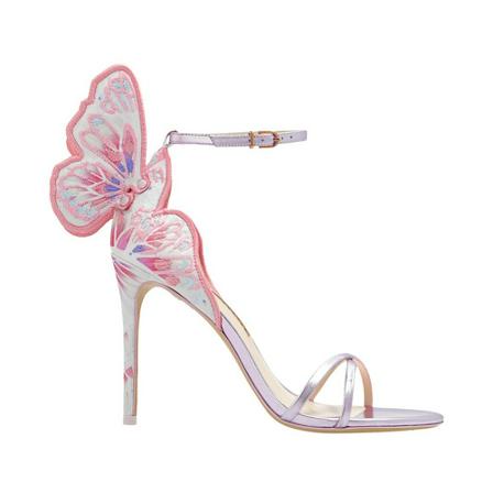Sophia Webster, Chiara heeled sandals Roze, Dames, Maat:38 EU,leer