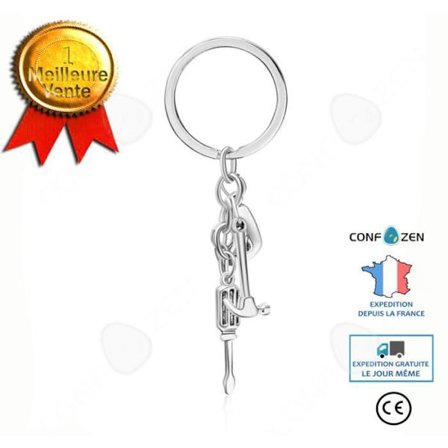 CONFO Nøgleholder Kreativ gave til fars dag Cowboyhat værktøj Tre-delt nøgleholder