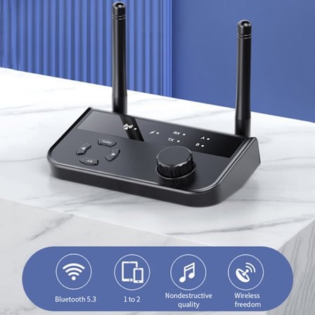 Multipoint Bluetooth 5.3 o Sändarmottagare
