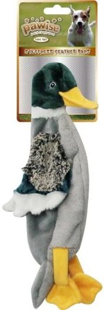 Pawise Hundleksak Stuffingless 33 cm Gräsand