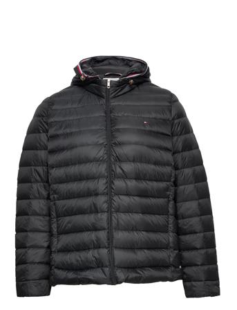 Crv Th Ess Lw Down Jacket Fodrad Jacka Svart Tommy Hilfiger