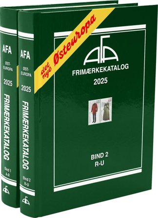 AFA - Østeuropa 2025 - Bind I+II - Frimærkekatalog