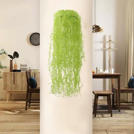 Kunstig Hengende Mos Girland Simulering Veggplante Dekor