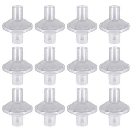 Viralt In-Line Utloppsfilter Kompatibelt med Resmed, Dreamstation CPAP/BiPAP Maskin, 12-pack