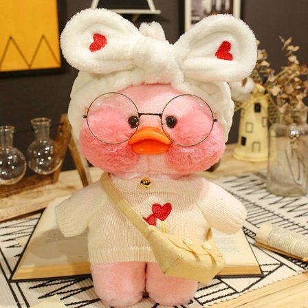 Mordely 30CM Pink LaLafanfan Kawaii Cafe Mimi