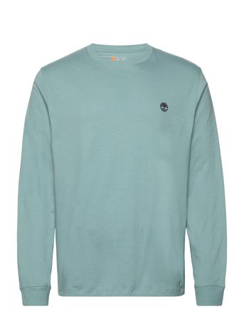 Ls Dnstn Rv Crew Slim T-shirts Long-sleeved Blå Timberland*Betinget Tilbud