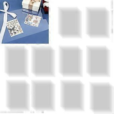 Sett med 50 transparente acetatark, plastmalerfilm perfekt for vinylkutting og hobbyprosjekter, scrapbooking