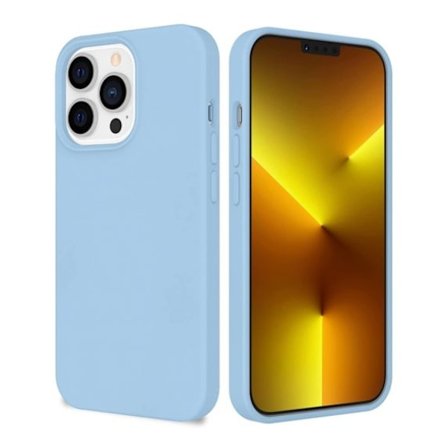Mobilskal Silikon iPhone 13 - Ljusblå