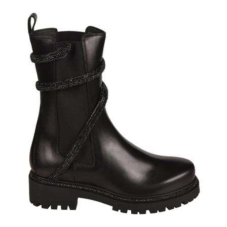 René Caovilla, Boots Zwart, Dames, Maat:36 EU