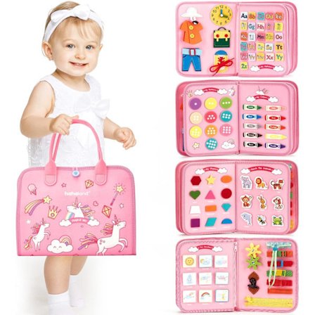 Montessori-legetøj til småbørn 1 2 3 4 år gammel sensorisk legetøjstavle sensorisk legetøj til spædbørn førskole pædagogisk læringslegetøj Unicor...