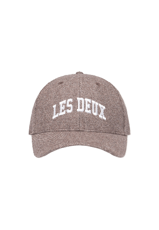 LES DEUX Wool Baseball Cap Kepsar Herr Grå ONESIZE