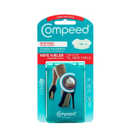 Compeed Vabelplaster til høje hæle 5 stk., Tøj & Bolig, Såler & Indlæg, Hælindlæg