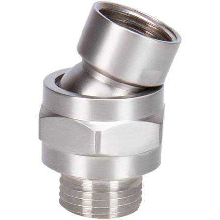 (Børstet)Bruseforbindelse kugleled brusehoved adapter kugleled, ZQKLA