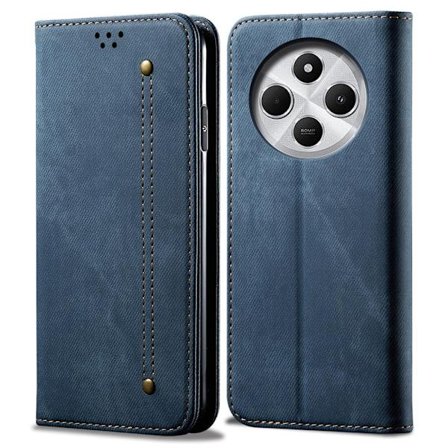 Jeans Xiaomi Redmi 14R / Xiaomi Redmi 14C flip etui - Blå
