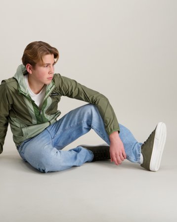 Columbia Back Bowl II Hooded Windbreaker Vihreä Takit Pojat - Kids Brand Store