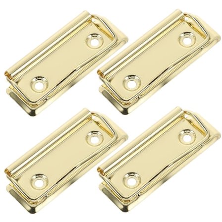 4 stk. Monterbare Clipboard Clips Metal Regningsclips Genanvendelige Clips Binder Clips til Clipboard